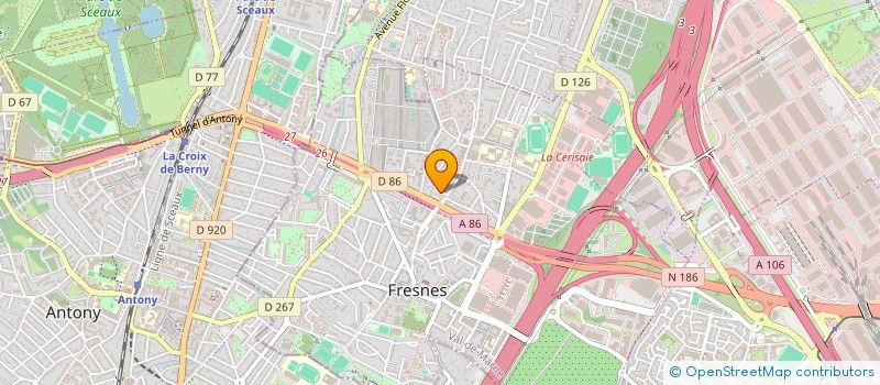 localisation de l'entreprise EXPRESSIONS S.A.S  PARIS