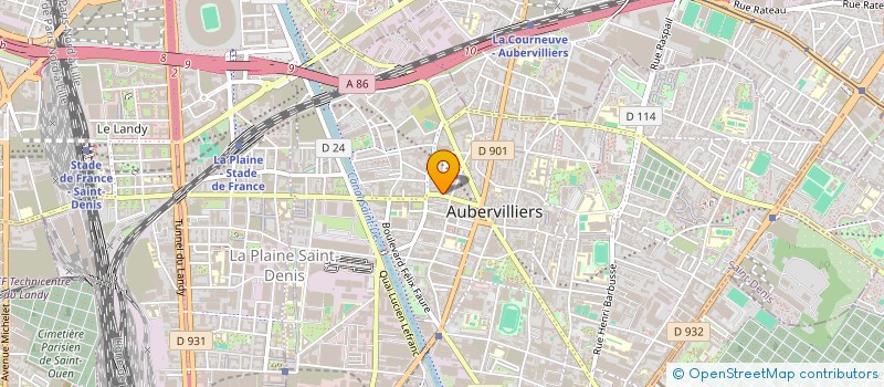 localisation de l'entreprise EXPRESSMARKET à AUBERVILLIERS