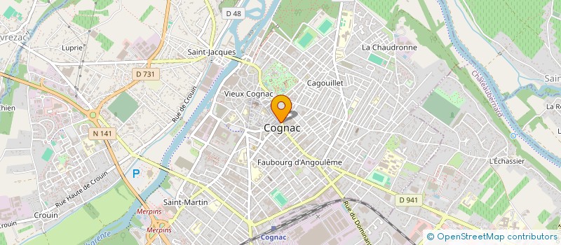 localisation de l'entreprise EXPRESSO à COGNAC