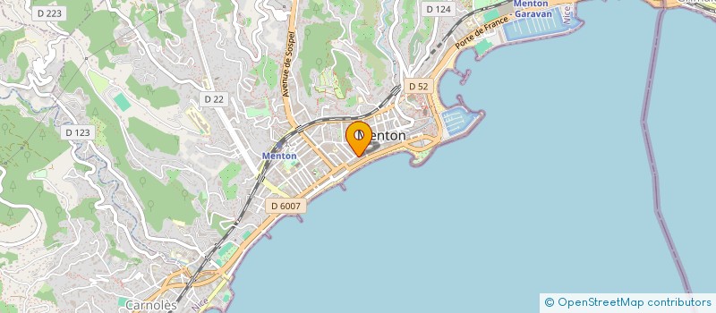 localisation de l'entreprise EXPRESSO à MENTON