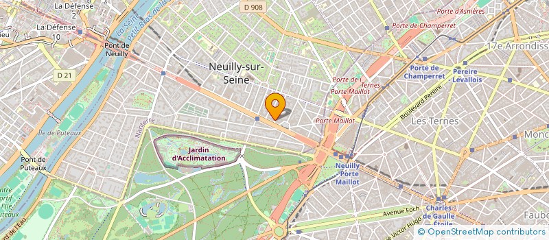 localisation de l'entreprise EXPRESSO à NEUILLY-SUR-SEINE