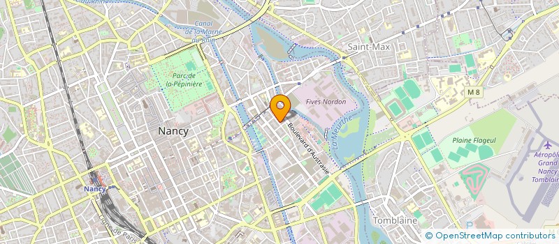 localisation de l'entreprise EXPRESSUN  NANCY