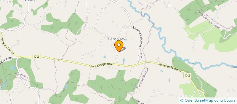 localisation de l'entreprise EXPRESTO  BERGOUEY