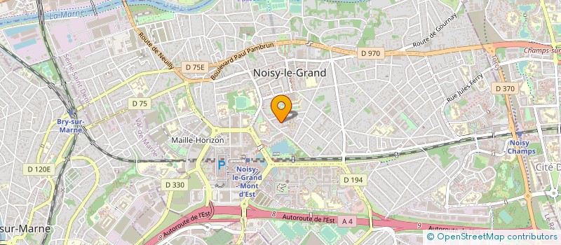 localisation de l'entreprise EXPRESYS TELECOM à NOISY-LE-GRAND