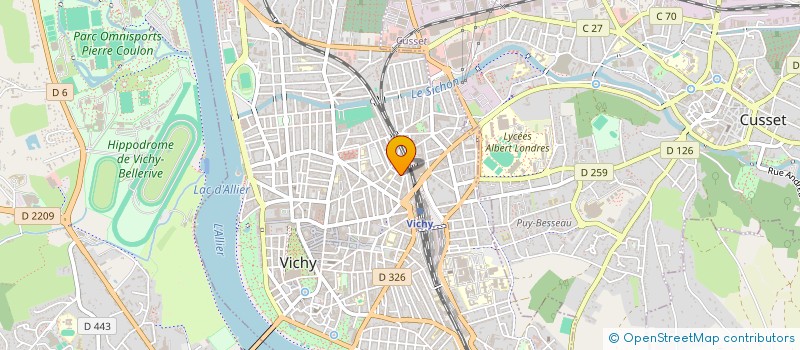 localisation de l'entreprise EXPRIM (ET VOUS) à VICHY