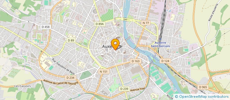 localisation de l'entreprise EXPRIMES GROUP à AUXERRE