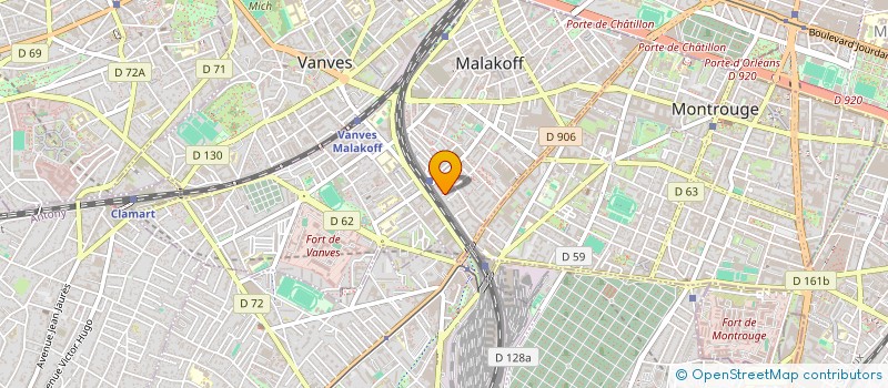 localisation de l'entreprise EXPRIMPRESSE à MALAKOFF