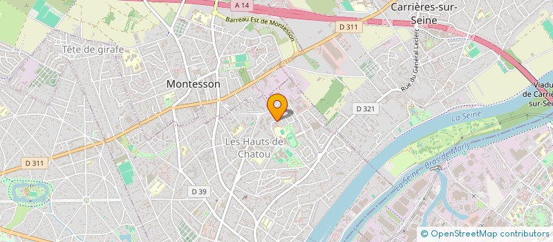 localisation de l'entreprise EXPSTART  CHATOU