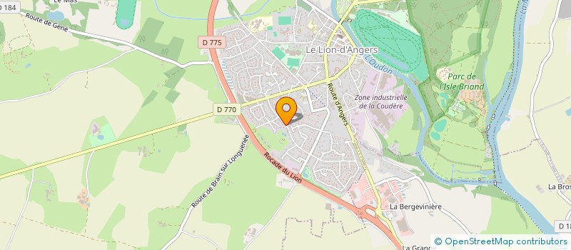 localisation de l'entreprise EXQ IMMOBILIER  LE LION D'ANGERS