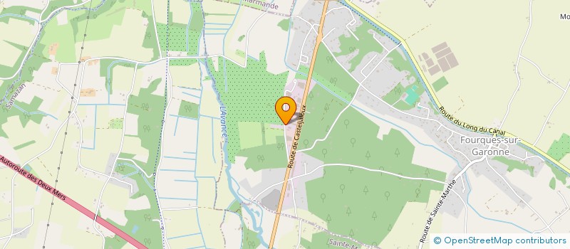 localisation de l'entreprise EXR GROUPE  FOURQUES-SUR-GARONNE