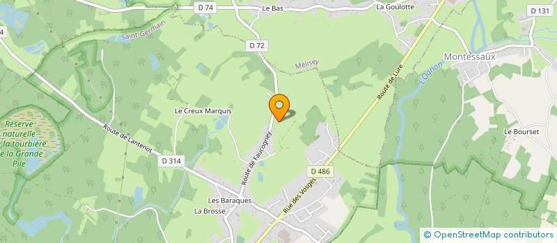 localisation de l'entreprise EXRISE  SAINT-GERMAIN