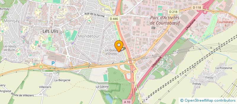 localisation de l'entreprise EXS à LES ULIS