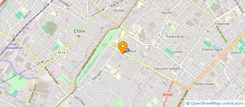 localisation de l'entreprise EXSECO EXPERTISE SECURITE CONFIANCE à ROUBAIX