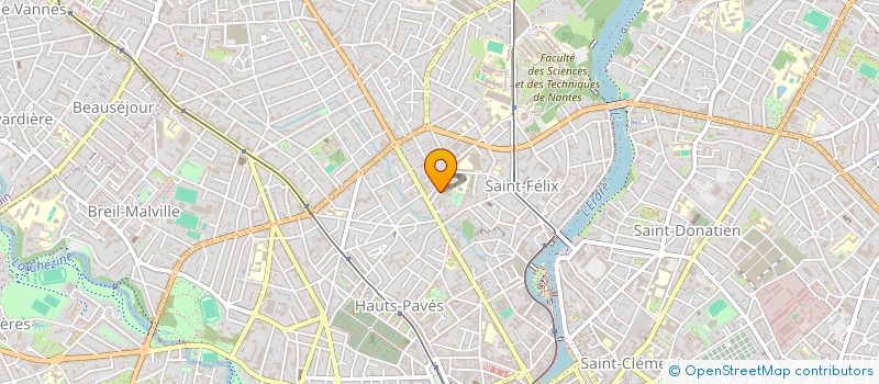 localisation de l'entreprise EXSILIO RH à NANTES