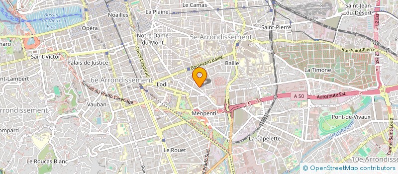 localisation de l'entreprise EXSOM à MARSEILLE