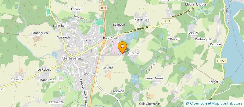 localisation de l'entreprise EXT'AIR à MERLEVENEZ