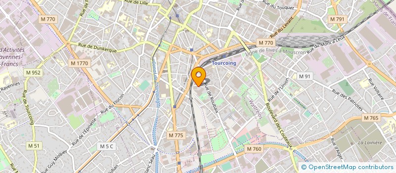 localisation de l'entreprise EXT SERVICES à TOURCOING