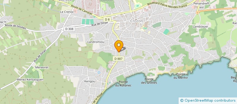 localisation de l'entreprise EXTASY  CROZON