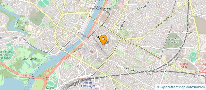 localisation de l'entreprise EXTEK INDUSTRY à ANGERS