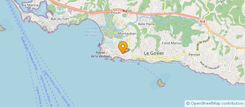 localisation de l'entreprise EXTENCIA ANTILLES  LE GOSIER