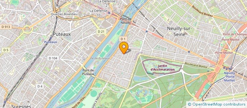 localisation de l'entreprise EXTEND RE à NEUILLY-SUR-SEINE