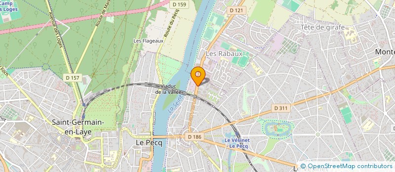 localisation de l'entreprise EXTENDED SYSTEMS FRANCE  LE PECQ