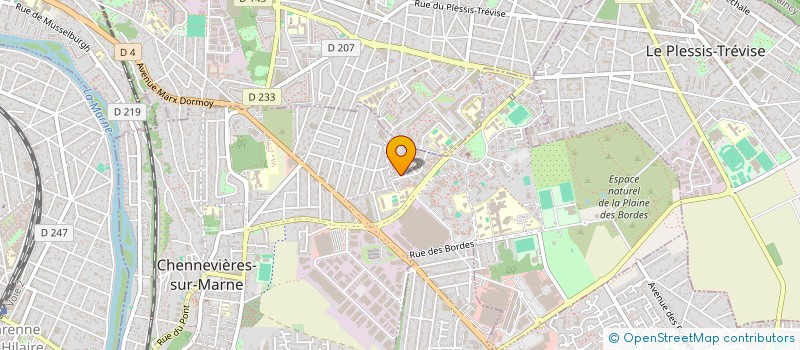 localisation de l'entreprise EXTENDORECORDS à CHENNEVIERES-SUR-MARNE