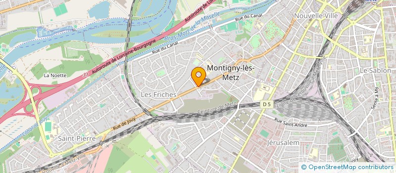 localisation de l'entreprise EXTENS ACADEMY  MONTIGNY-LES-METZ
