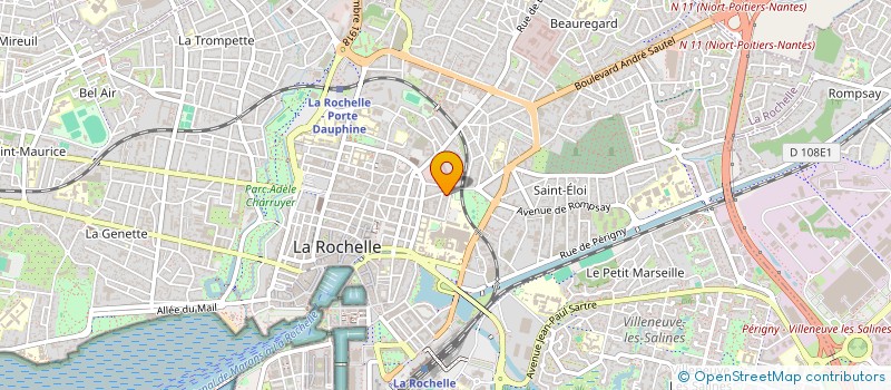 localisation de l'entreprise EXTENS'YON  LA ROCHELLE