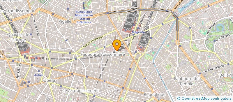 localisation de l'entreprise EXTENSA S A à PARIS