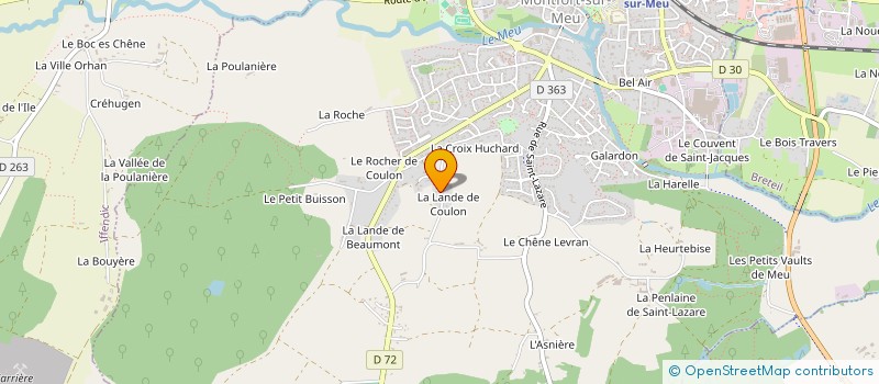 localisation de l'entreprise EXTENSIA  MONTFORT-SUR-MEU