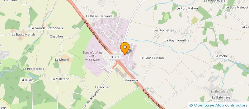 localisation de l'entreprise EXTENSION à VIGNEUX-DE-BRETAGNE