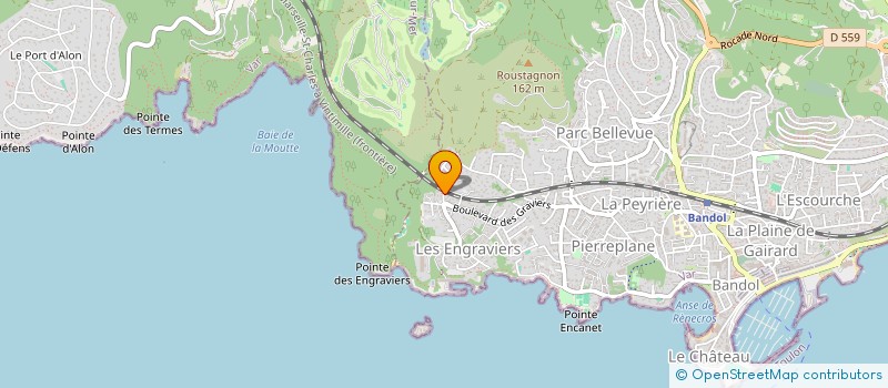 localisation de l'entreprise EXTENSION  BANDOL