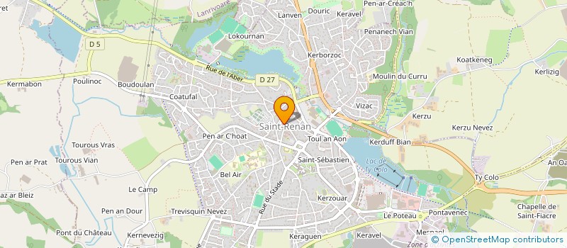 localisation de l'entreprise EXTENSION CROZON à SAINT-RENAN