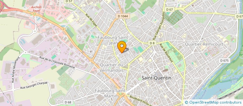 localisation de l'entreprise EXTENSION RENOVATION BATIMENT à SAINT-QUENTIN