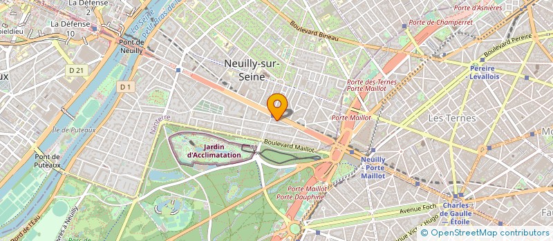 localisation de l'entreprise EXTENSION TV à NEUILLY-SUR-SEINE