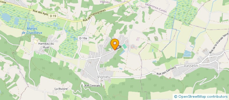 localisation de l'entreprise EXTENSUM  VIGNIEU