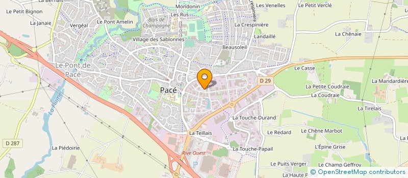 localisation de l'entreprise EXTENTIA à PACE
