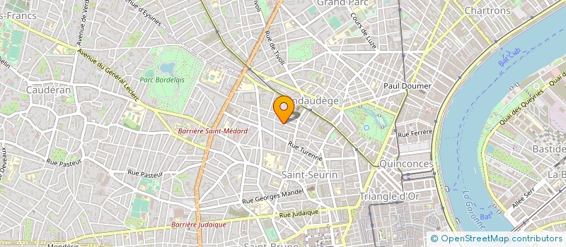 localisation de l'entreprise EXTENTO à BORDEAUX