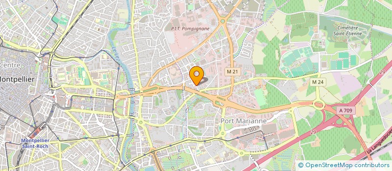 localisation de l'entreprise EXTENZ à MONTPELLIER