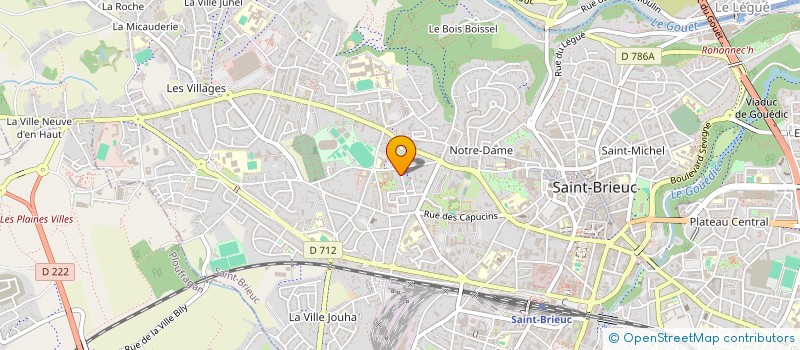 localisation de l'entreprise EXTERIEUR COUR à SAINT-BRIEUC
