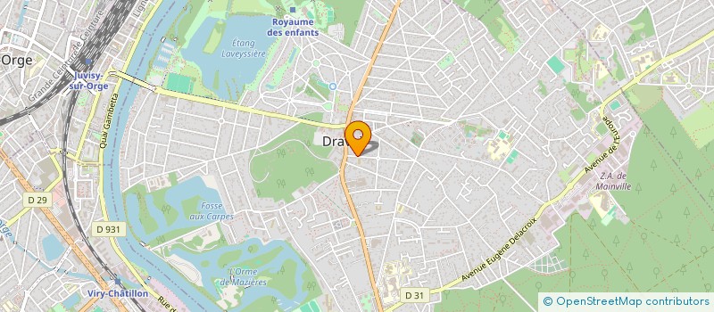 localisation de l'entreprise EXTERIEUR PARISIEN à DRAVEIL