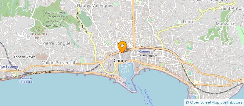 localisation de l'entreprise EXTERIORS CANNES à CANNES