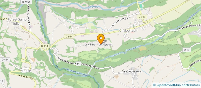 localisation de l'entreprise EXTERLEAD  CHABOTTES