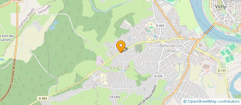 localisation de l'entreprise EXTERN SOLUTIONS à BELLERIVE-SUR-ALLIER