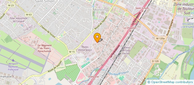 localisation de l'entreprise EXTERNA à TOULOUSE