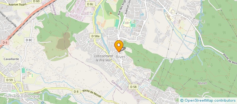 localisation de l'entreprise EXTERNALIS 13 à GARDANNE