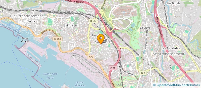 localisation de l'entreprise EXTERNALISATION & DEVELOPPEMENT à MARSEILLE