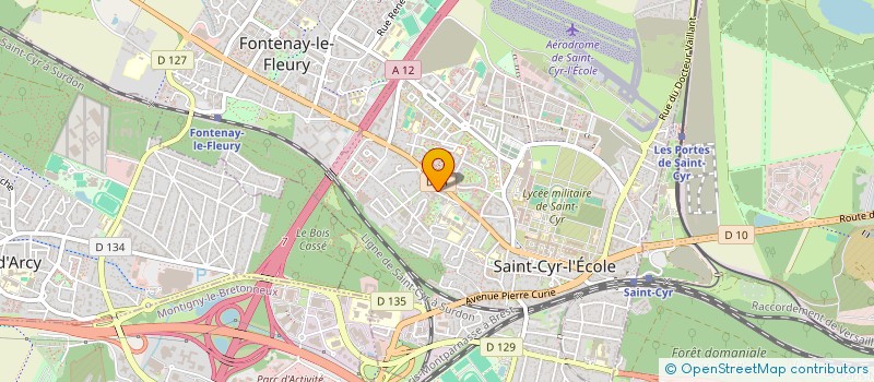 localisation de l'entreprise EXTERNAT MEDICO-PEDAGOGIQUE INTERCOMMUNA à SAINT-CYR-L'ECOLE