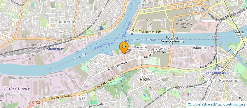 localisation de l'entreprise EXTERNATIC BDX à REZE